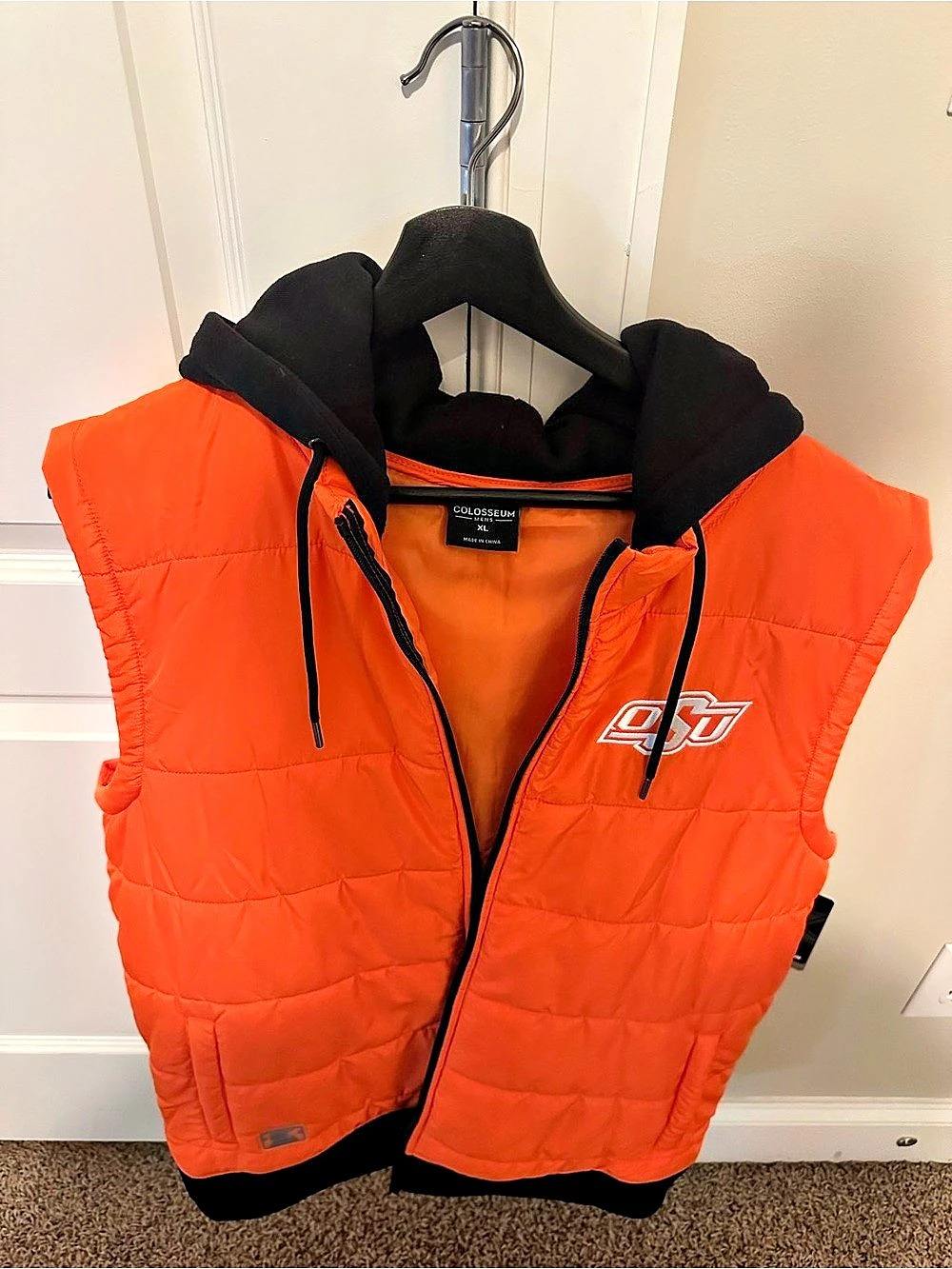 Colosseum Oklahoma State Cowboys Winters Morn Hooded Vest XL